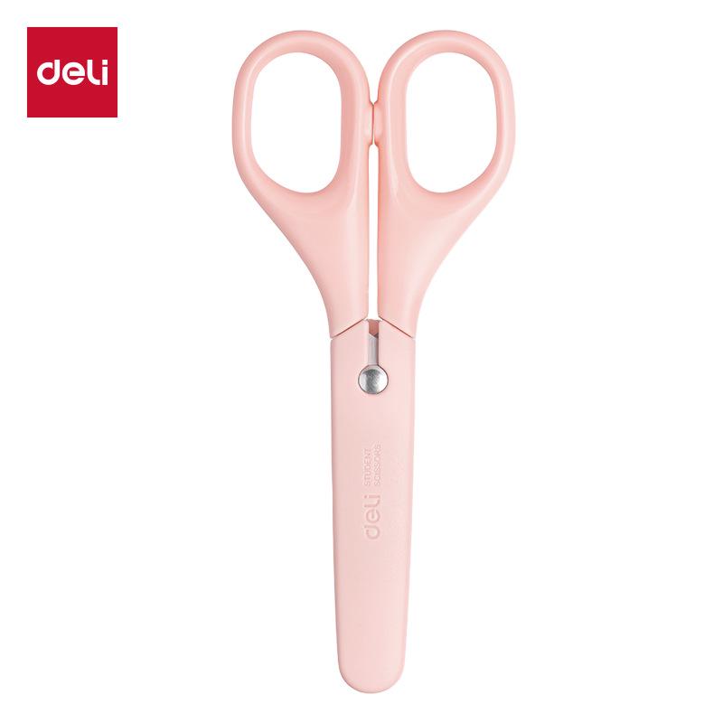 Deli Kids' Safety Scissors with Round Tip - Ideal for Crafts & Paper Cutting, Model 6023 - Perfect Children's Day Gift