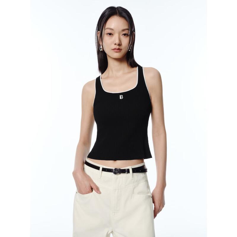 Peacebird Women's Colorblock Knit Racerback Vest