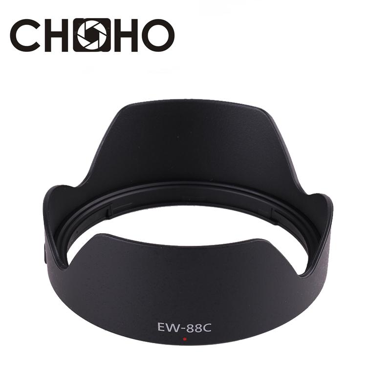 Pare-soleil EW-88C 82mm ew 88C EW88C Réversible Accessoires d'Objectif d'Appareil Photo pour Objectif Canon EF 5DIII 6D EF 24-70mm f/2.8L II USM
