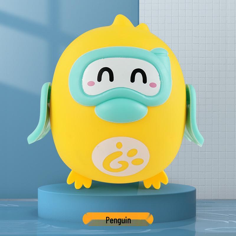 Wind-Up Dolphin & Friends Bath Toys - Duck, Turtle & Dolphin Set for Baby's Bath Time Fun