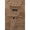 Customellow Brown Chenille Collar Cardigan Off Season Cwwaw25712brx