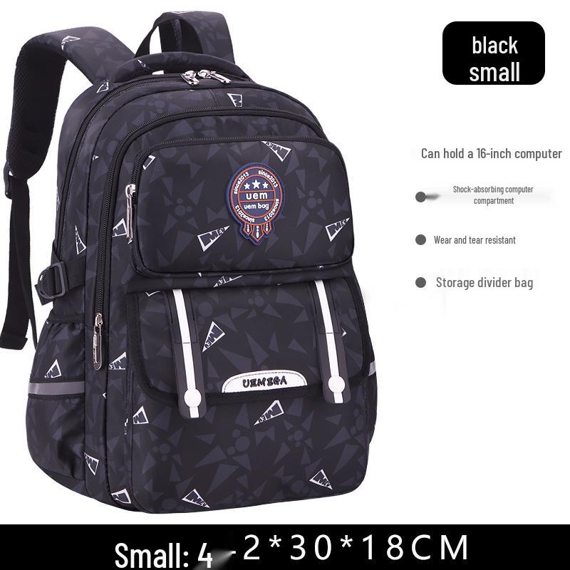 

Large Capacity Decompression Backpack for Boys, Lightweight & Wear-Resistant, Ideal for Primary & Middle School Students (Grades 3-9).