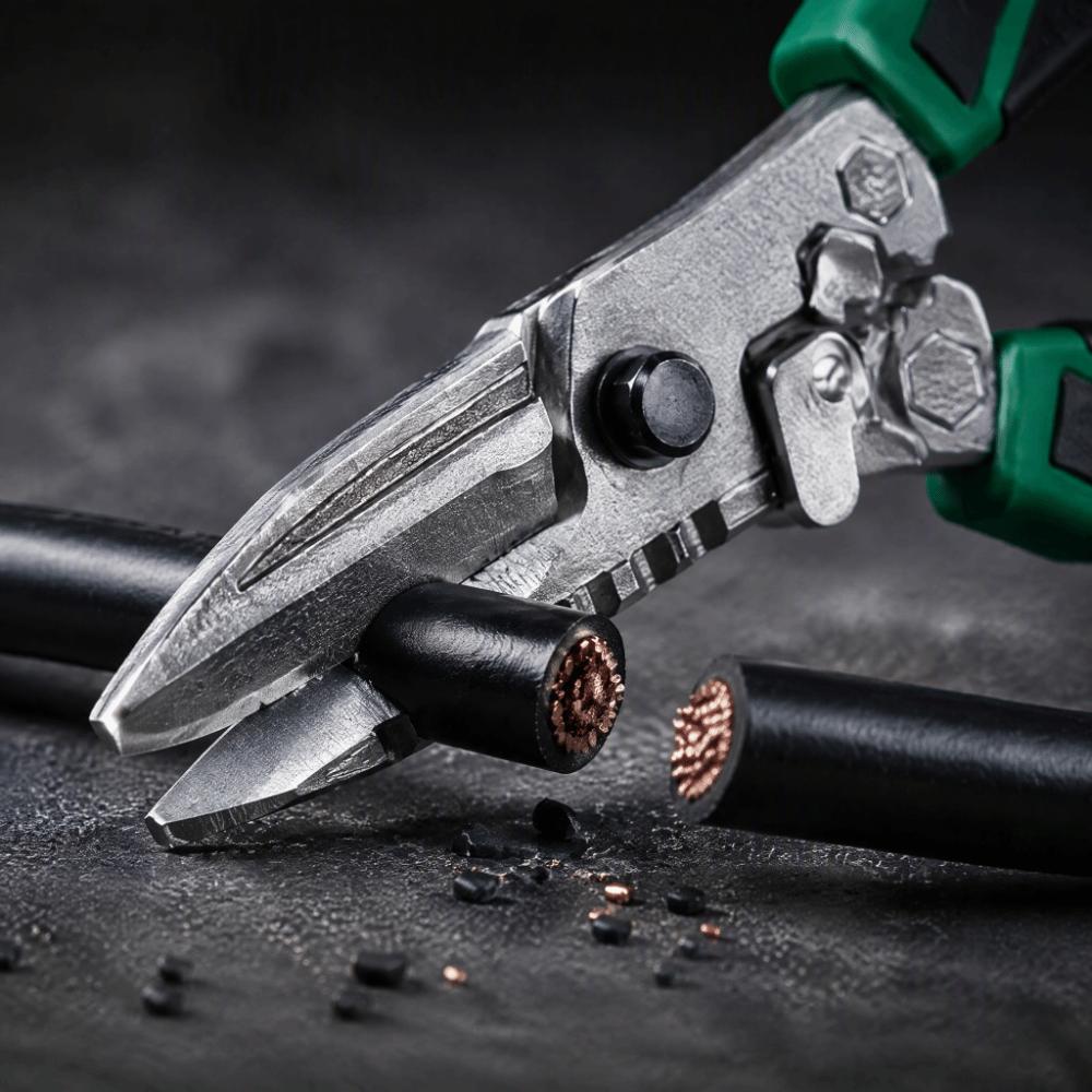 High-Quality Stainless Steel Metal Cutting Shears Heavy-Duty Tin Snips Electrical Maintenance