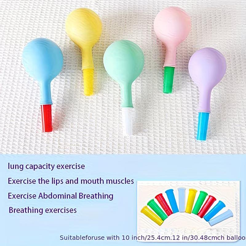 10/20/50pcs Balloon Mouth Stoppers Balloon Inflators Increase Lung Capacity Balloon Inflation Device Balloon Accessories+