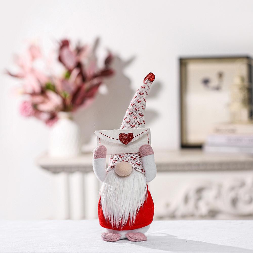 

Handmade Delightful Valentines Day Doll Figurine With Heart And Envelope For Vibes Festive Small Envelope Female