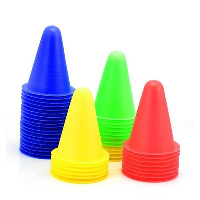 20 Stück Agility-Markierungskegel für Slalom-Rollschuh-Training Verkehrskegel Sport Blitzrad Zubehör