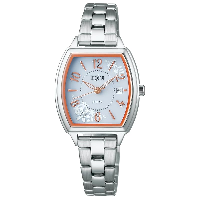 

[Seiko Watch] watch Angène solar with diamond AHJD437 ladies silver