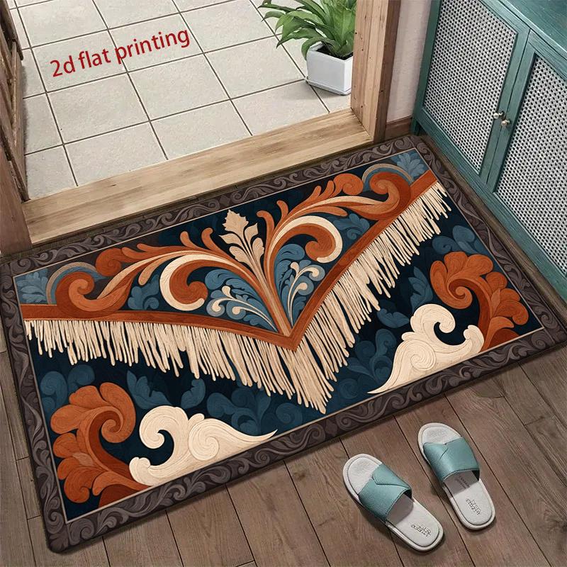 Exotic Pattern Floor Mat Living Room Decoration Home Sofa Non-Slip Carpet Study Bedroom Tatami Children'S Soft Floor Mat