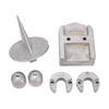 Aluminum Anode Kit 888756Q02 Anode Set Replacement for MerCruiser MR Alpha One 1984‑1990