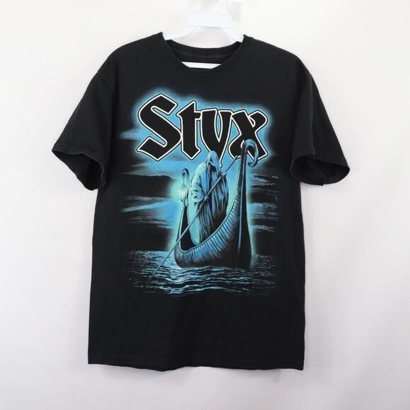Come Sail Away Styx Band Shirt Short Sleeve Black Unisex S-4XL Unisex T-Shirt M