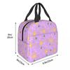Rapunzel Pattern Insulated Lunch Bag for Women Office Cooler Thermal Food Box Tote Leakproof Lunch Boxes Container