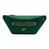 Seria Elemental Modna Minimalistyczna Nadruk Logo Marki Zapinana na Zamek Torba Biodrowa z Tkaniny Unisex Torby Canyon-Green DN2556-341