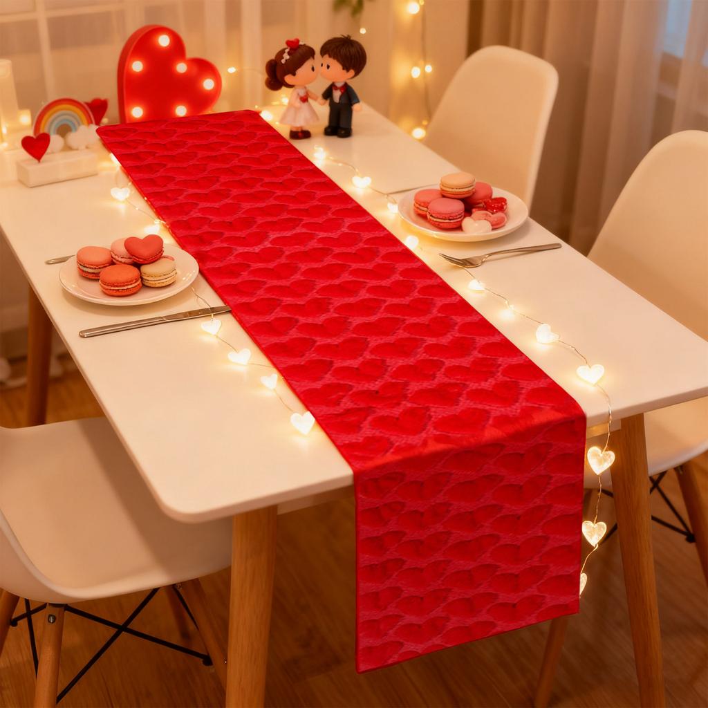 Love Tablecloth  Table Flag Tablecloth, Family Gathering Tablecloth Decoration