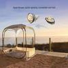 Transparent PVC Dome Tent: 360-Degree View, Portable Quick-Setup Bubble House for Outdoor Camping