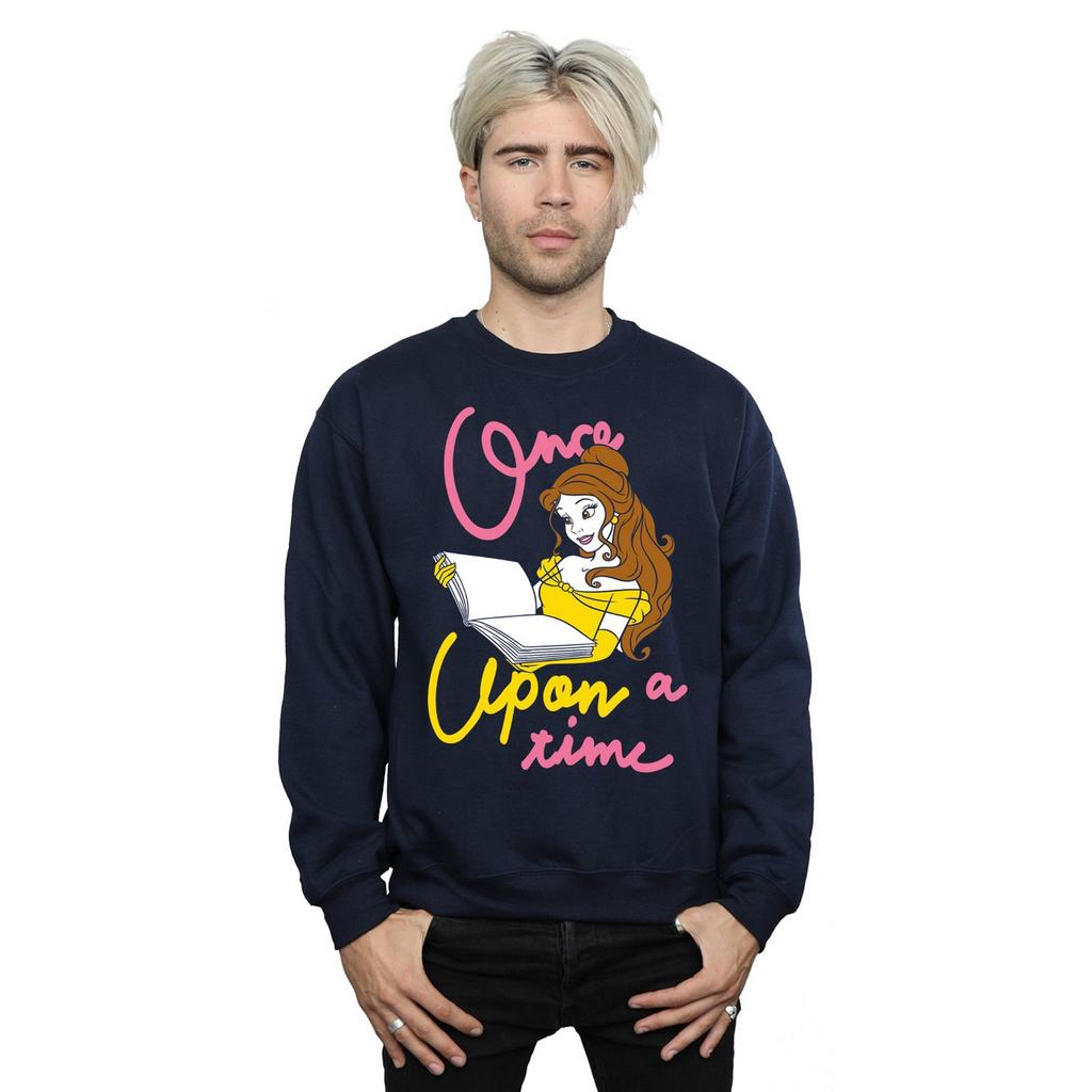 Beauty And The Beast Mens Once Upon A Time Belle Sweatshirt
