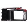 Camera Grip Holder Set Fit for DJI Osmo Action 6 Metal Action Camera Protective Frame with Shutter Key Screen Sunshade