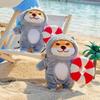 Shiba Inushark Skin Swimsuit Set Plush Keychain Pendant Cute Little Ornament