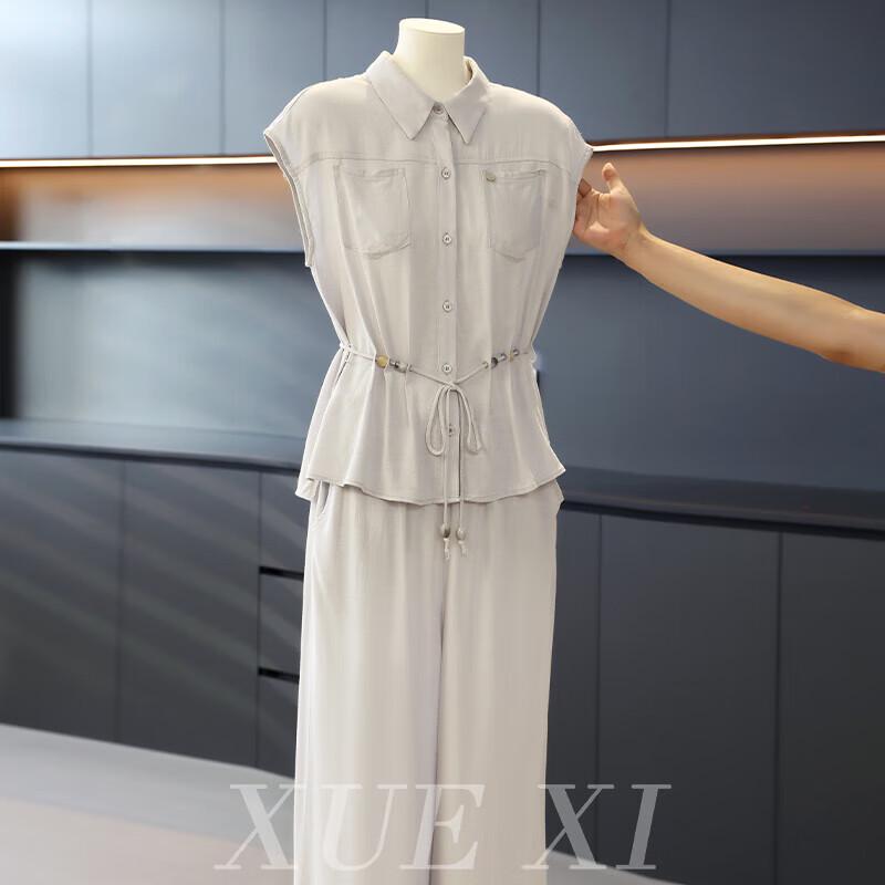 

Элегантный летний женский комплект из двух предметов XUEXI 2XL