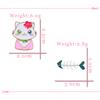 Sweet Cats Fish Bone Brooch Cute Kitten Enamel Pins Bag Lapel Pin Cartoon Animal Custom Badge Jewelry Gifts for Kids Girl Friend