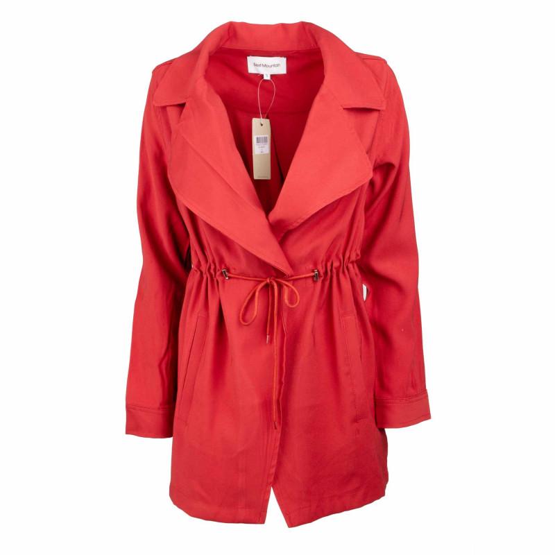 

Женская приталенная красная куртка с длинными рукавами BEST MOUNTAIN