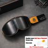 Motorcycle Goggles Photochromic 3 IN 1 Retro Cycling Sunglasses Anti-Fog Windproof Polarized Motocross Riding Glasses