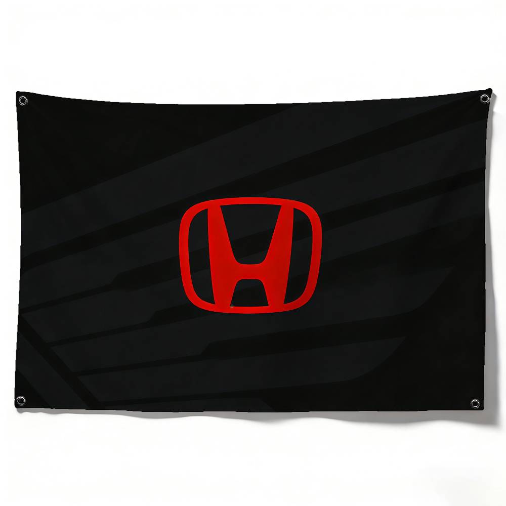 

Motorcycle For HONDA Flag 120g Polyester Sublimation Print Durable Hanging Banner Home Decor Gift (as the picture,50x70cm)