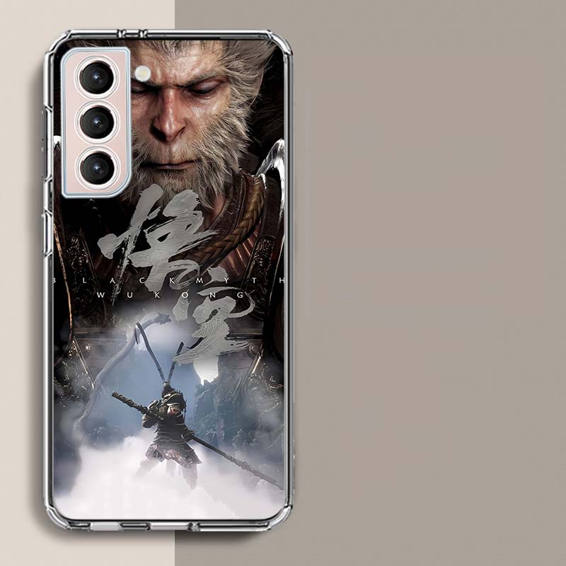 Black Myth Wu Kong Phone Case For Samsung Galaxy S25 Edge S24 S23 FE S21 S20 S10 Plus S22 S26 Ultra Cover Clear Cases TPU Capa S