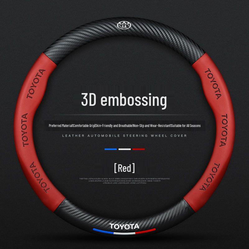 Toyota & Land Rover Steering Wheel Covers: Fits Corolla, Levin, 2023 Camry, Yaris, RAV4
