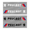 2pcs Car Side Door 3D Sticker Badge Decal Decoration For Peugeot 308 408 508 RCZ 208 3008 2008 206 207 108 406 407 408 206 207 208 306 307