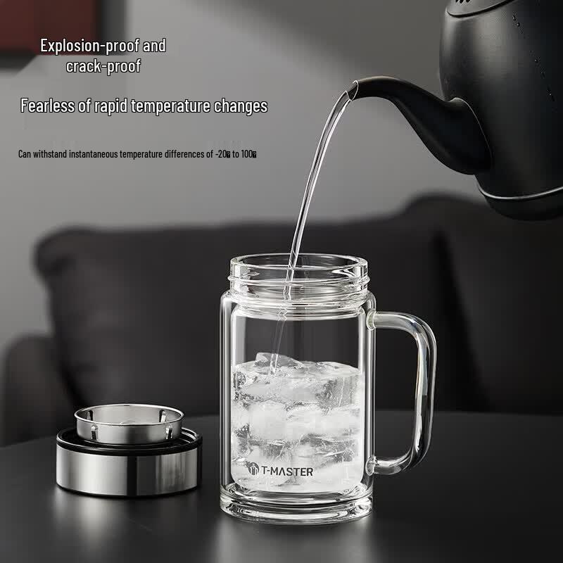 Fuguang FU+ Titanium Crystal Glass Tea Infuser Cup 530ml