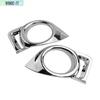 ABS Chrome Front Fog Light Lamp Cover Trim Fits For Toyota Highlander 2014-2016