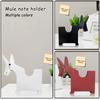 Mule Creative Memo Clip with Notepad Dispenser, Plastic Pen Holder and PVC Desk Organizer .