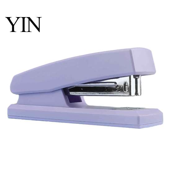 Heavy Duty Handheld Stapler Mini Stapler, with Ergonomic Curved Design, Morandi Color Minimalist Office for School Home And Use Desktop Gadget