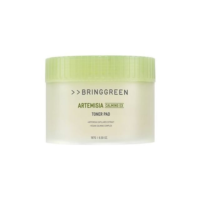 BRING GREEN - Успокаивающий тоник-пэд с полынью EX 75 pads