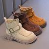 Kids Boots Boys And Girls Sport Shoes All-Match Comfortable Black Baby Girls Non-Slip Boots