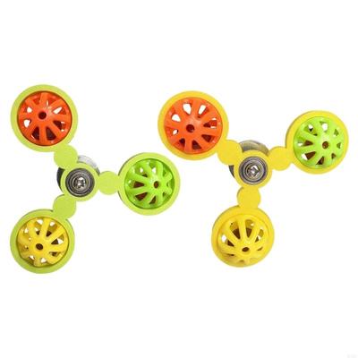 Rotating Windmill Parrots Toy With Metal Bells For Mental Stimulation