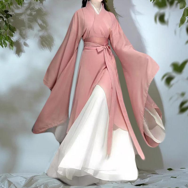 Chinese Wei And Jin Dynasties Style Restoration Hanfu Women's Suit