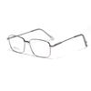 Glasses Metal Square Simple Frame Plain Glasses Female Saddle Nose Pad Flat Glasses Male