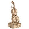 violin 3D Wooden Puzzle, Scale Model,DIY Model Kit, Handcraft Gift,Home Decoration,Mechanical Model Kit, Building Toy