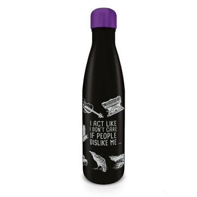 Wednesday Don't Care Metal Water Bottle