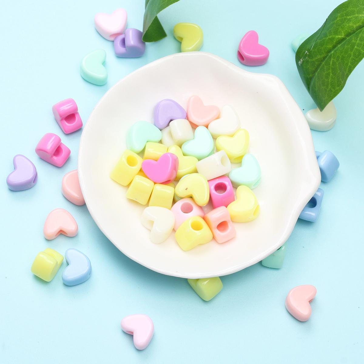 

Handmade 40 шт. 9*11 мм стереоскопические аксессуары в форме сердца модные свободные бусины браслет ожерелье кулон «сделай сам» для изготовления ювелирных изделий