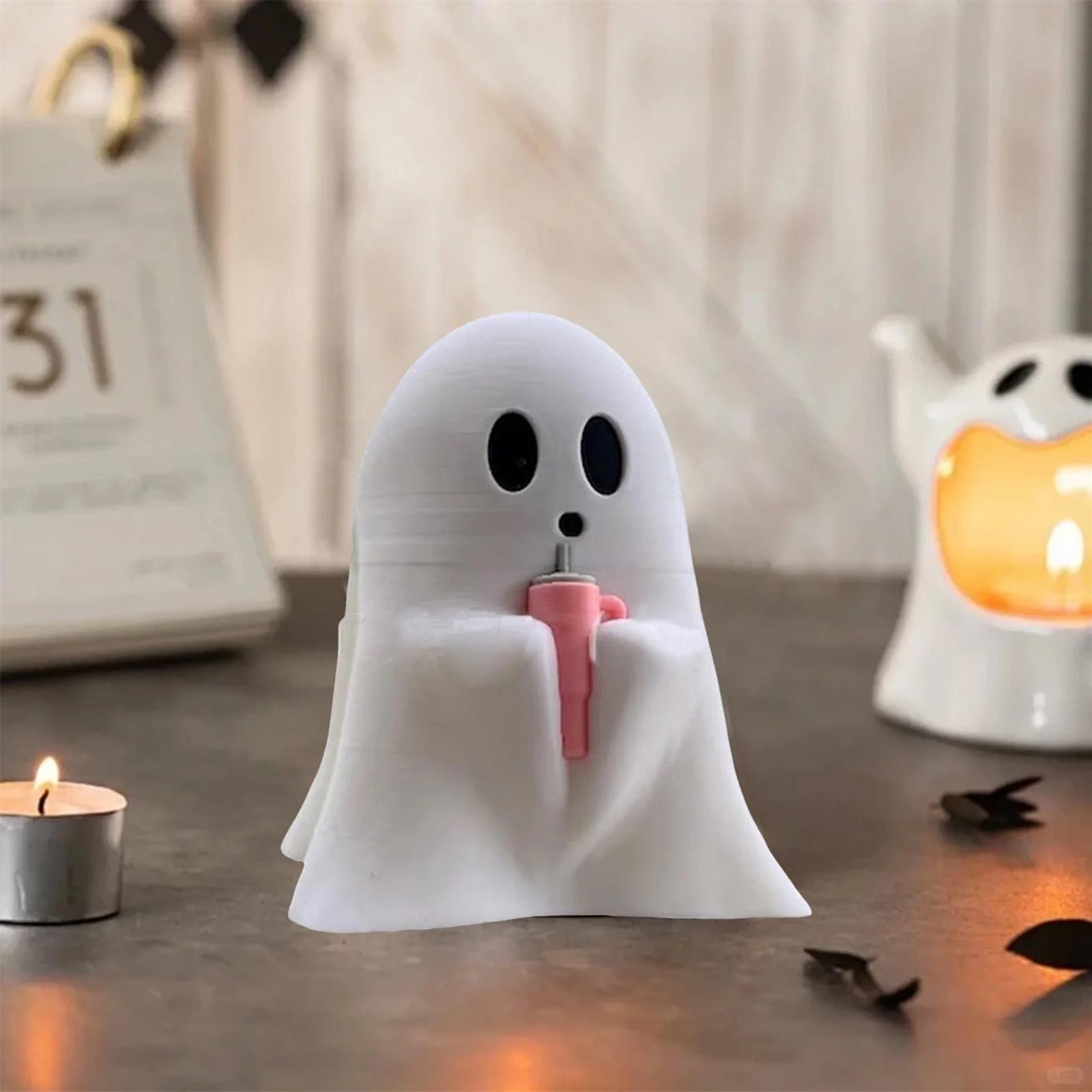 

Halloween Figurines Resin Statue Drinking Desktop Decorations Suitable For Home Decor Coffee Table Bookshelf Living Room One Size