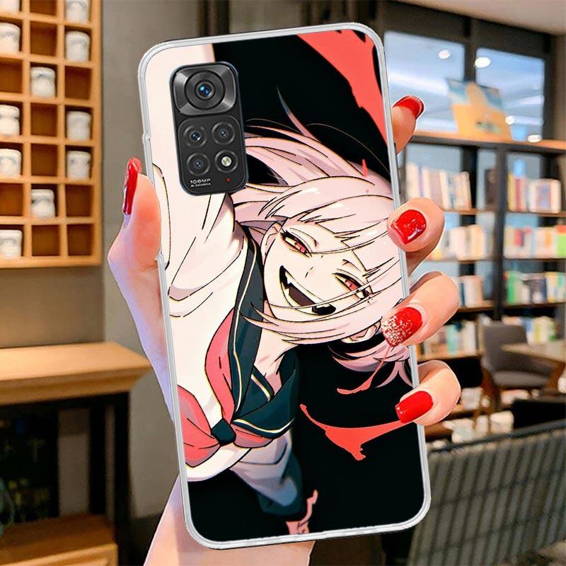 Himiko Toga Waifu Anime MHA Cover Phone Case For Xiaomi Redmi Note 15 14 13 12 11 10 Pro Plus 14S 12S 11S 11T 11E 10S Soft Funda