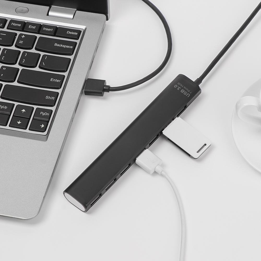 Data Transfer High Speed Individual LED Power Switch 4/7 Ports Splitter USB Expander USB 3.0 Hub