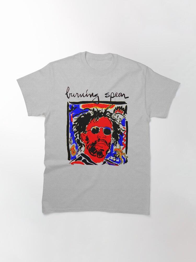 Burning Spear Hand Draw Face Roots Reggae Classic T-Shirt