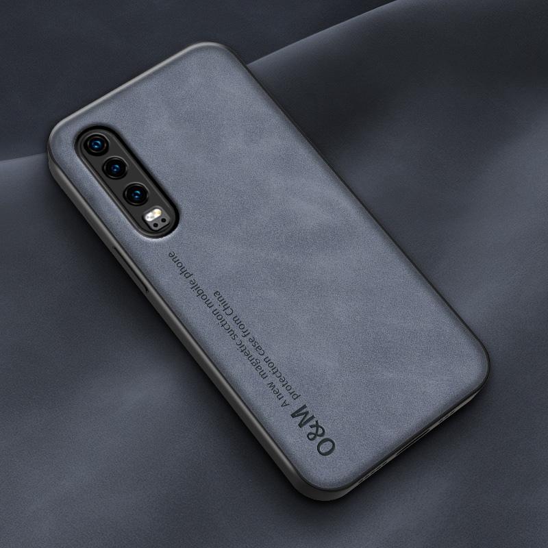 

Роскошный магнитный кожаный чехол для Huawei P20 P30 Pro P30 Lite, силиконовый чехол для телефона Huawei P40 P50 Pro P40 Lite Coque P30 синий
