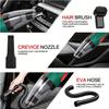 CascadeVac Handheld Car Vacuum Cleaner, 4 KPa Suction Power, 6.76-10.14oz Dust Cup, 2000mAh Rechargeable Lithium Battery, 50dB Quiet Operation