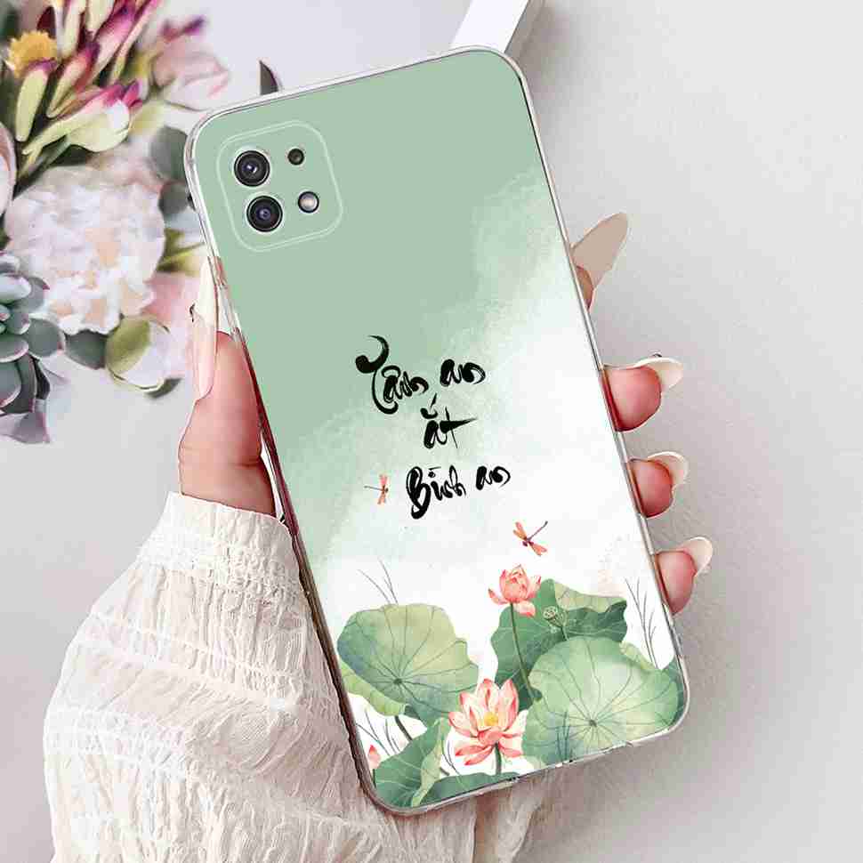 For Samsung Galaxy A22 5G Case SM-A226B Fashion Flower Bear Soft Silicone Cover For Samsung A22 A22 SM-A226BRN 6.6" Phone Casing