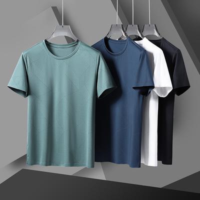 Summer Short-sleeved T-shirt Men's Quick-drying T-shirt Men's Quick-drying Thin Men's Sports Top T-shirt