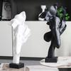 Resin Sculptures Geometric Abstract Art Figurines Modern Creative Groot Ornaments Living Room Funny Decoration Accessories